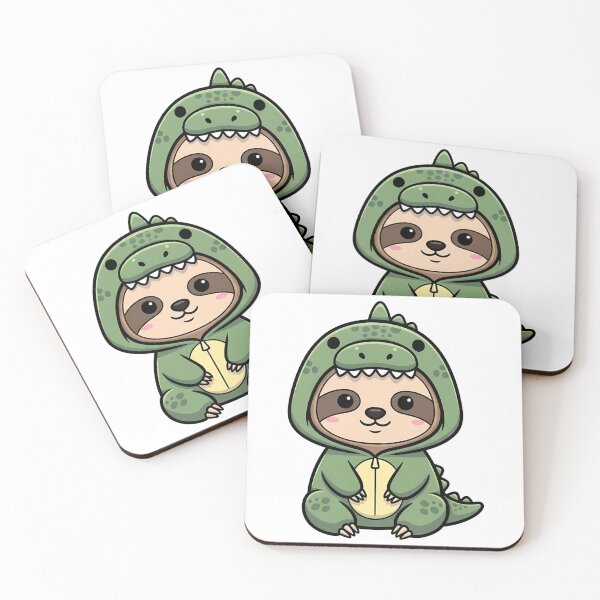 Item preview, Cute Sloth Dinosaur Onesie Kawaii designed and sold by k3rstman1.