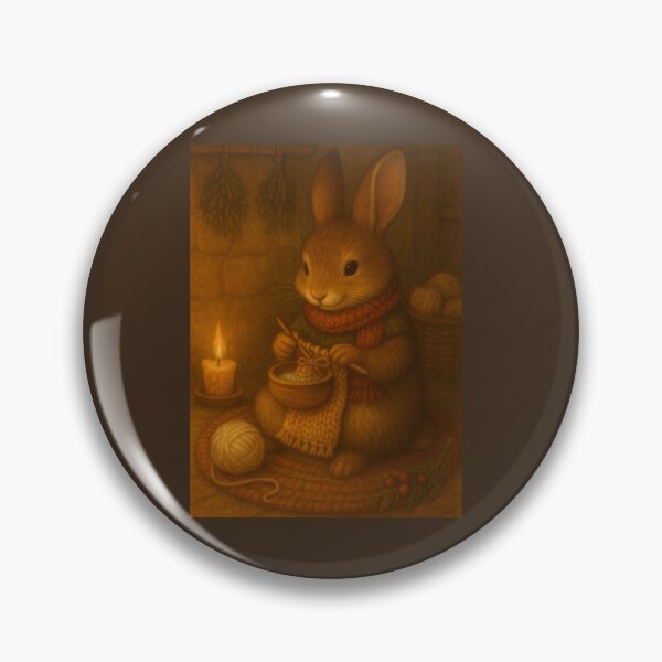 Item preview, Hearth knit Rabbit – Keeper of Warm Comforts designed and sold by GeoWild Designs.