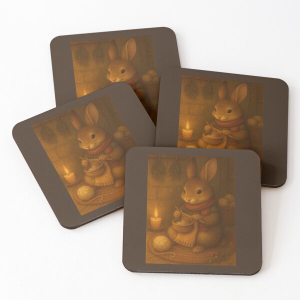 Item preview, Hearth knit Rabbit – Keeper of Warm Comforts designed and sold by GeoWild Designs.