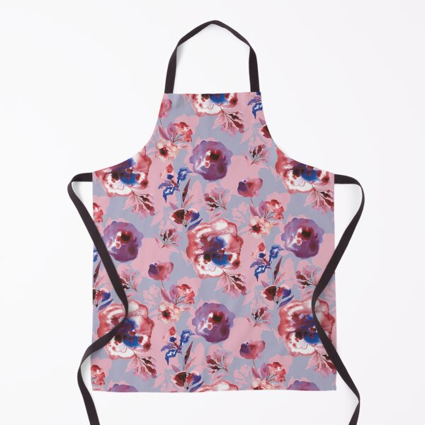 Item preview, inky flowers designed and sold by Alessandro Remo Mazzoni Remotextiles.