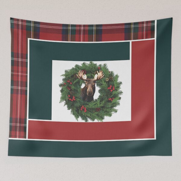 Item preview, Holiday Moose  designed and sold by MinnMarArt.