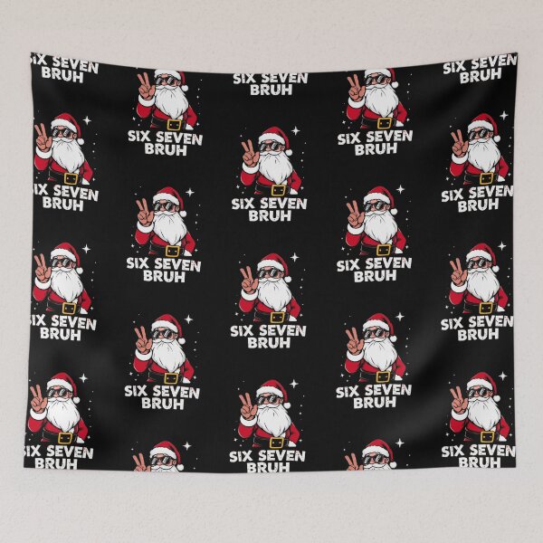 Item preview, Six Seven Bruh Santa Funny Six Seven Meme Christmas Cool Santa Saying 6 7 designed and sold by Thread&Fable.