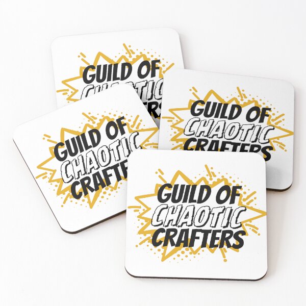Item preview, Guild of Chaotic Crafters Badge – Craft Humour designed and sold by WOOL//TYPE.