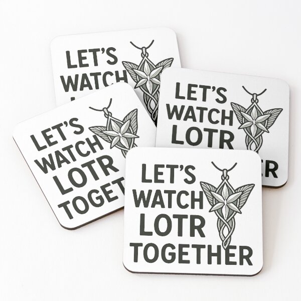 Item preview, Let's Watch LOTR Together designed and sold by The Painted Topaz.