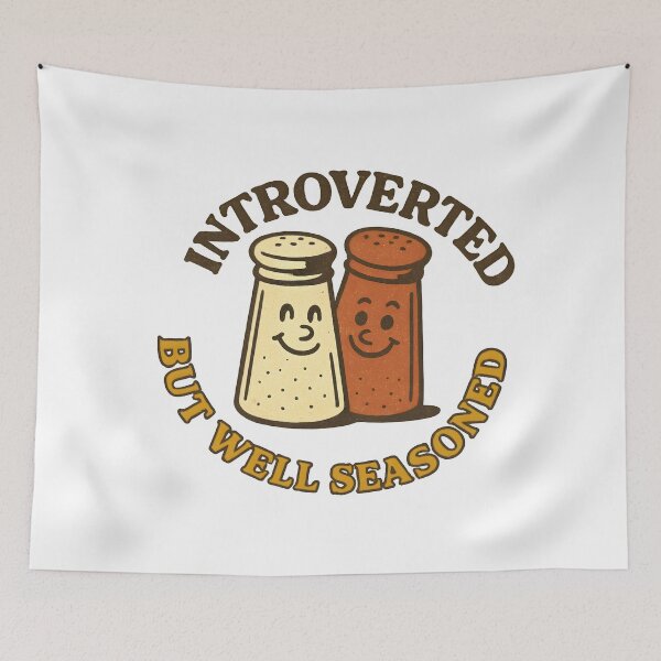 Item preview, Introverted but Well Seasoned Funny designed and sold by america-f1rst.