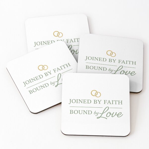 Item preview, Joined by Faith, Bound by Love — Christian Marriage T-Shirt | Faith & Love Wedding Gift Tee designed and sold by SoulThread Studio.