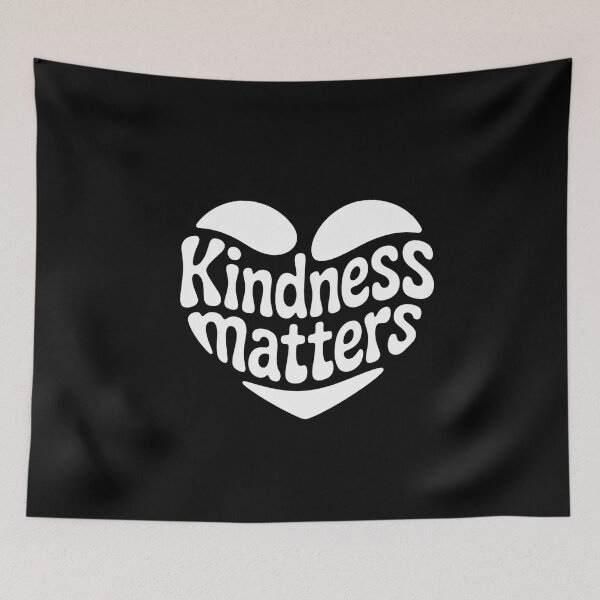 Item preview, Be Kind Always Heart Design - Gentle Typography Tee designed and sold by Reichcorp.