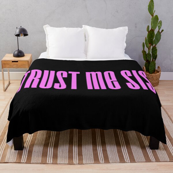 Item preview, Trust me sis, Pink Funny Quote Condensed Typography designed and sold by Memes N Lore .