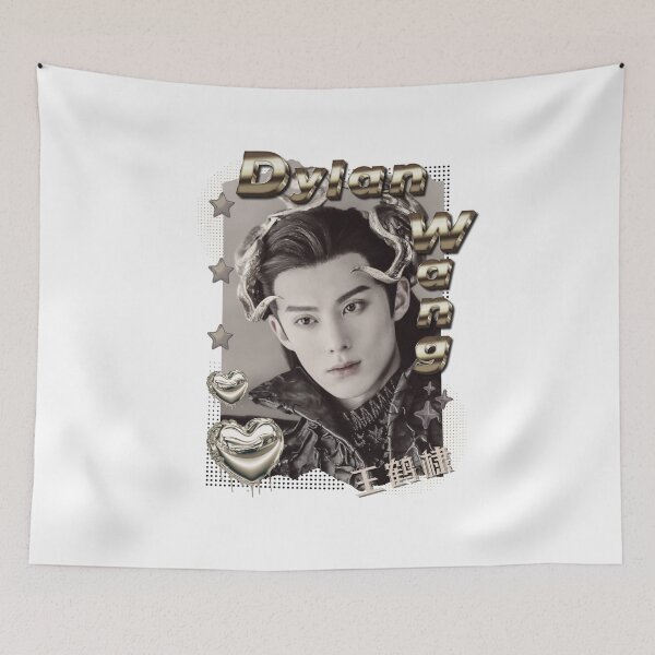 Item preview, Dylan Wang (Wang Hedi 王鹤棣) Chinese Actor Cdrama Chinese Entertainment Scrapbook Collage Cozy Y2K Vintage Design designed and sold by HELL0WBELLO.