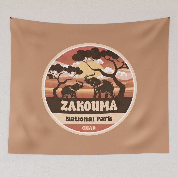 Item preview, Zakouma National Park Chad Safari Wildlife Adventure designed and sold by CynthiaGraphics.