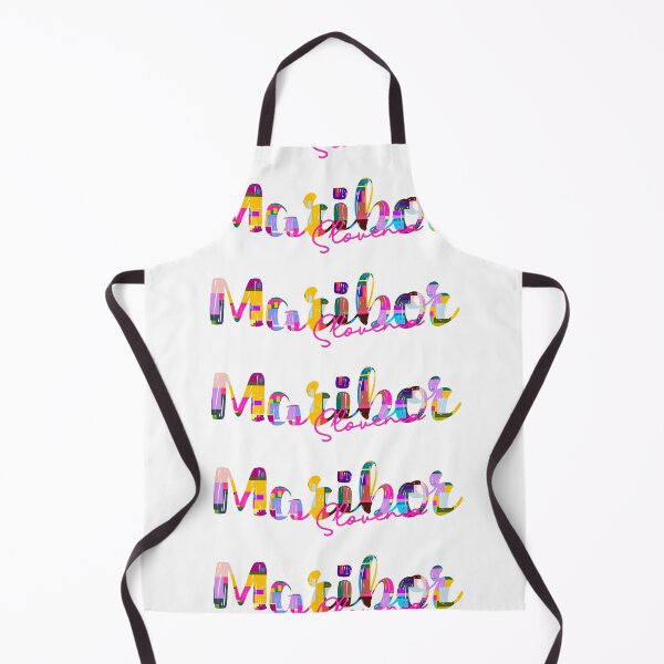 Item preview, Maribor, Slovenia, Vibrant Abstract City Typography Art designed and sold by Wanderful-roads.