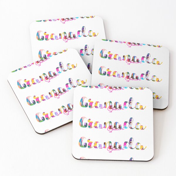 Item preview, Granada, Spain, Vibrant Abstract City Typography Art designed and sold by Wanderful-roads.