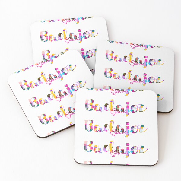 Item preview, Badajoz, Spain, Vibrant Abstract City Typography Art designed and sold by Wanderful-roads.