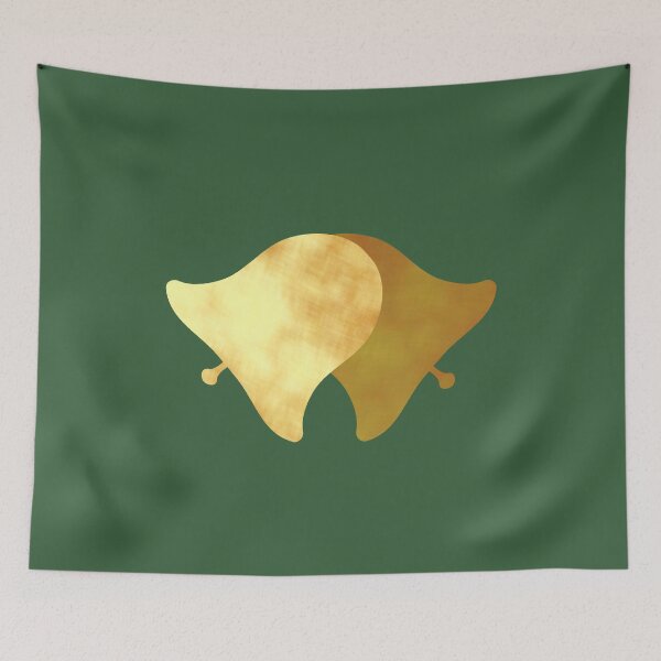 Item preview, Golden Bells on green - Calm, Sensory-Friendly designed and sold by CreaTwinkles.