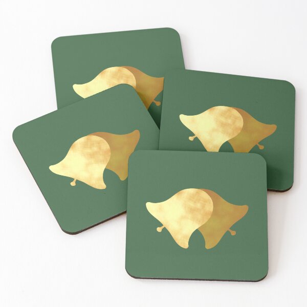 Item preview, Golden Bells on green - Calm, Sensory-Friendly designed and sold by CreaTwinkles.