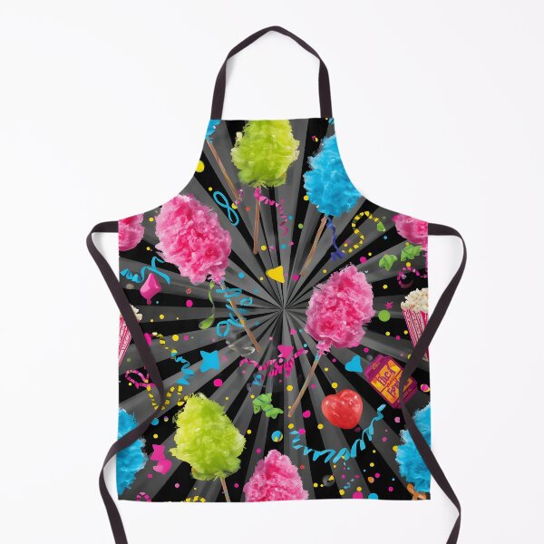 Item preview, Neon Carnival Cotton Candy, Popcorn, and Starburst Fun Pattern designed and sold by MoonlitDoodles1.