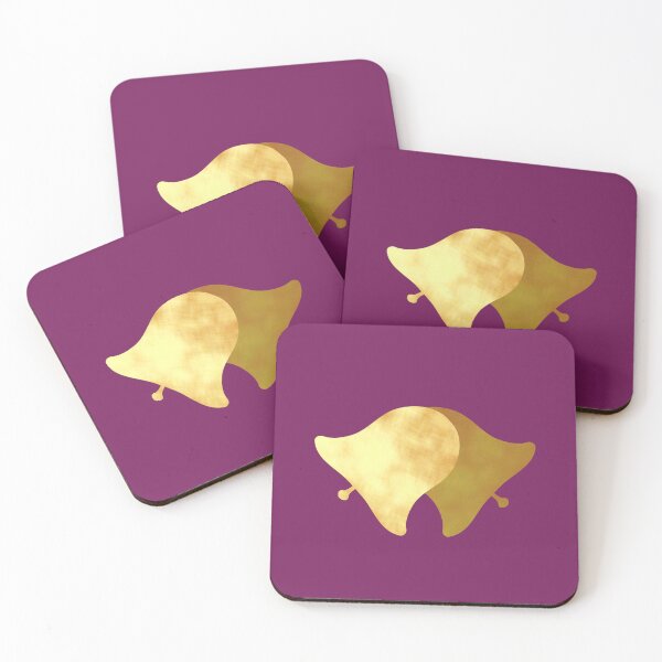 Item preview, Golden Bells on purple - Calm, Sensory-Friendly designed and sold by CreaTwinkles.