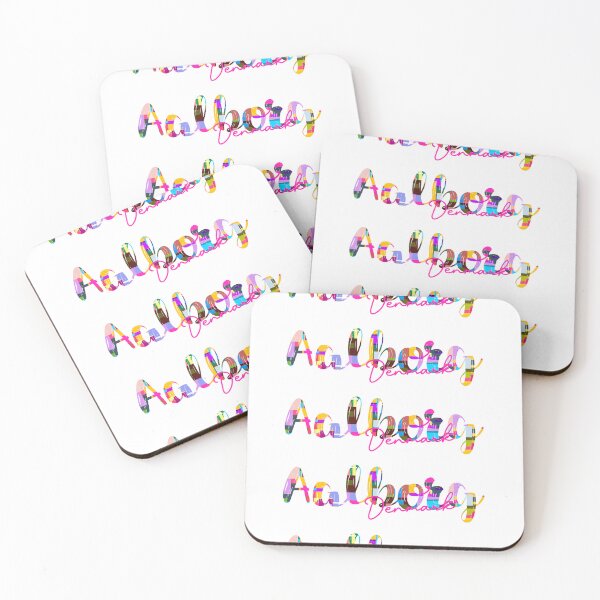 Item preview, Aalborg, Denmark, Vibrant Abstract City Typography Art designed and sold by Wanderful-roads.