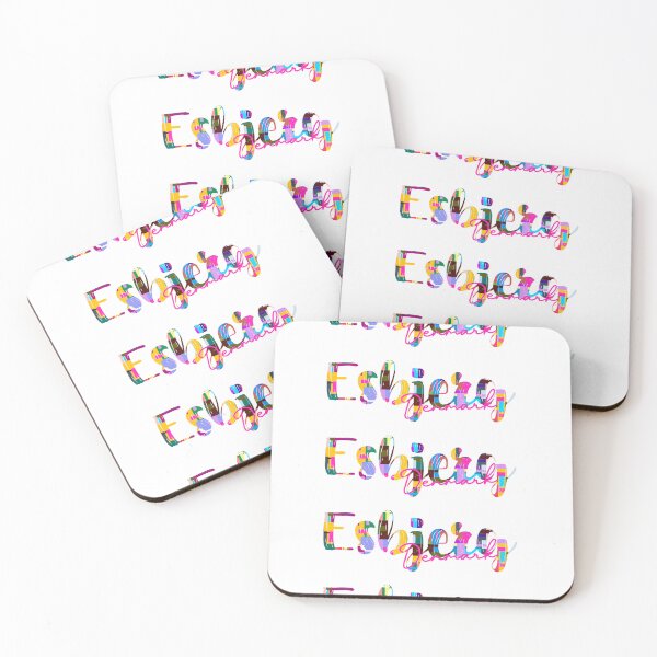 Item preview, Esbjerg, Denmark, Vibrant Abstract City Typography Art designed and sold by Wanderful-roads.