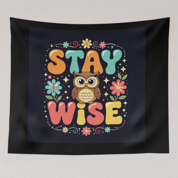 Item preview, Stay Wise Owl designed and sold by J-CCreations.