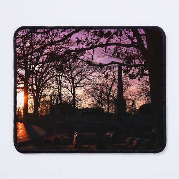 Item preview, Oak Grove Cemetery Silhouette Sunset designed and sold by Kerri Ann McClellan.