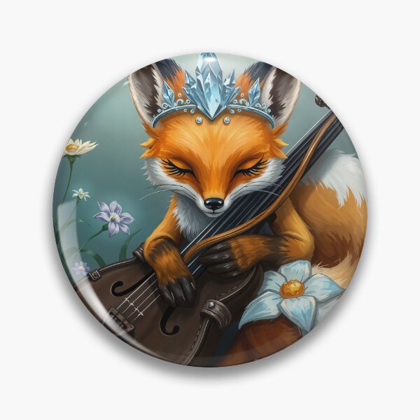 Item preview, Crowned fox designed and sold by VJ-Arts.