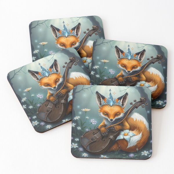 Item preview, Crowned fox designed and sold by VJ-Arts.
