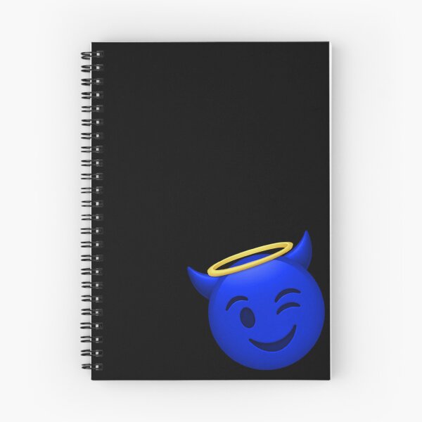 Item preview, Blue Devil Halo 3D Cute Graphic Design designed and sold by Frix Frak Studio.
