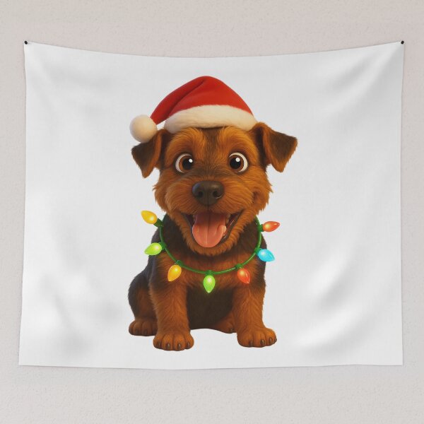 Item preview, Christmas Welsh Terrier designed and sold by Sillytoe.