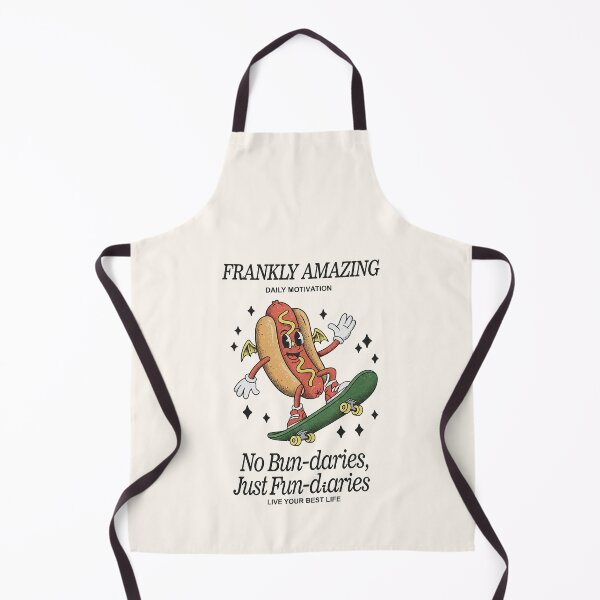 Item preview, Frankly Amazing Hot Dog Skater Pun designed and sold by HoopeStylee.