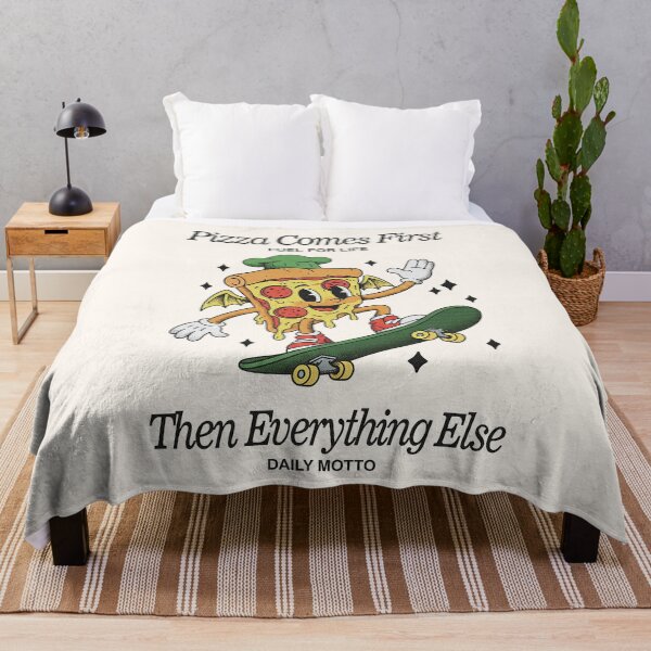 Item preview, Pizza Comes First - Skater Chef Motto designed and sold by HoopeStylee.