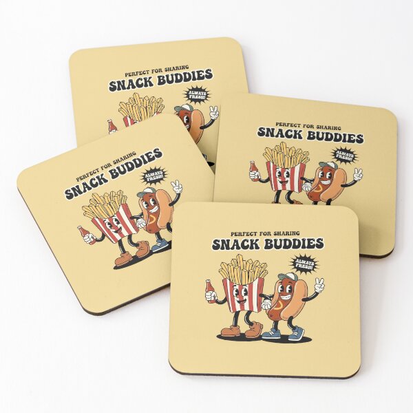 Item preview, Snack Buddies Retro Friendship - Always Fresh designed and sold by HoopeStylee.