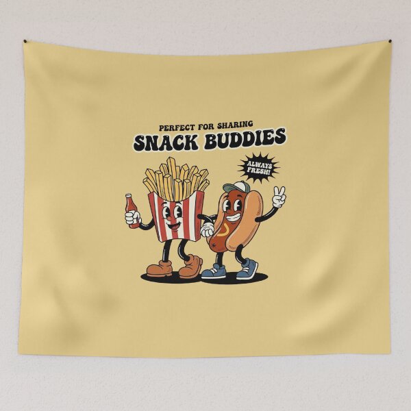 Item preview, Snack Buddies Retro Friendship - Always Fresh designed and sold by HoopeStylee.