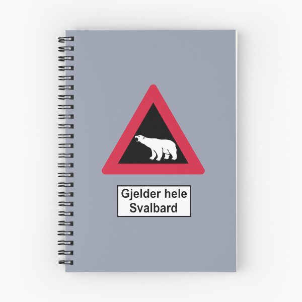 Item preview, Svalbard Polar Bear Warning Sign - Gjælder hele Svalbard designed and sold by Geokafi.