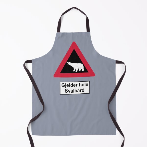 Item preview, Svalbard Polar Bear Warning Sign - Gjælder hele Svalbard designed and sold by Geokafi.