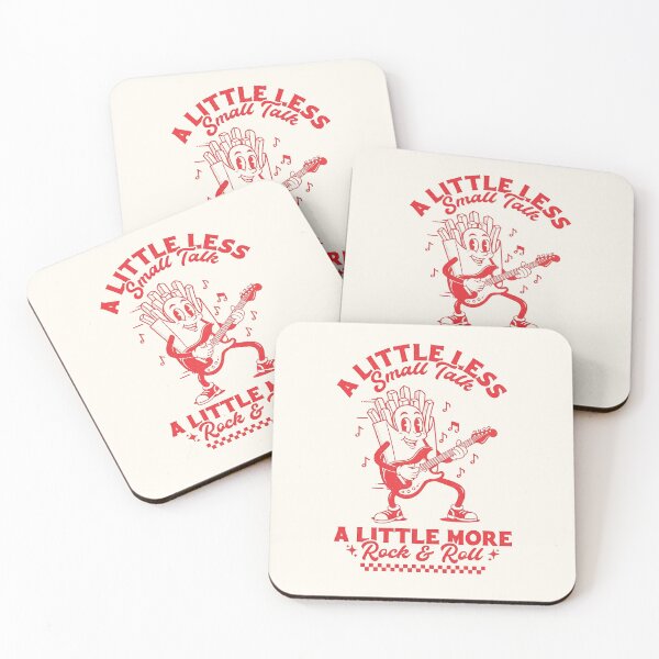Item preview, French Fries Rock & Roll - Less Small Talk designed and sold by HoopeStylee.