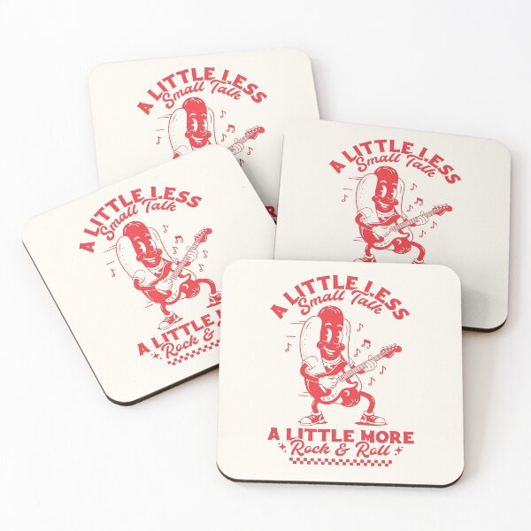 Item preview, Hot Dog Rock & Roll - Less Small Talk Red designed and sold by HoopeStylee.