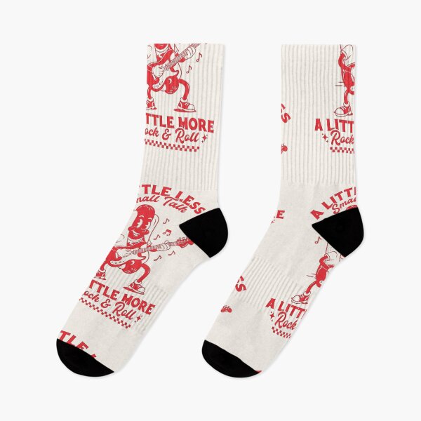 Item preview, Hot Dog Rock & Roll - Less Small Talk Red designed and sold by HoopeStylee.