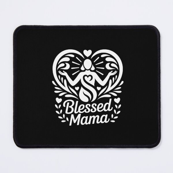 Item preview, Blessed Mama Spiritual Heart Family Gratitude T-Shirt designed and sold by Reichcorp.