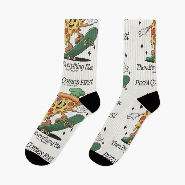 Item preview, Pizza Comes First Skater - Vintage Chef Motto designed and sold by HoopeStylee.