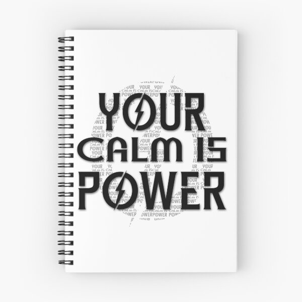 Item preview, YOUR CALM IS POWER – Quiet Strength Word Art designed and sold by SmartDesigner-.