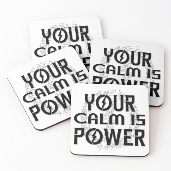 Item preview, YOUR CALM IS POWER – Quiet Strength Word Art designed and sold by SmartDesigner-.