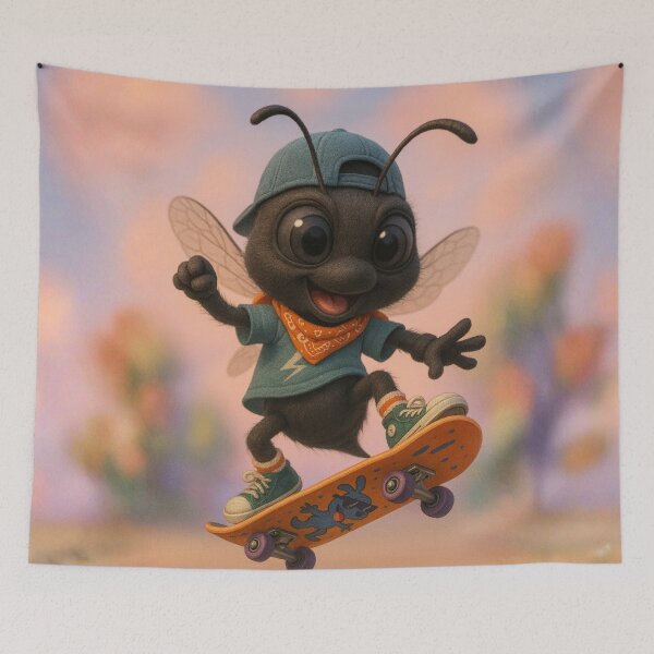 Item preview, Skater Black Wasp designed and sold by Sillytoe.
