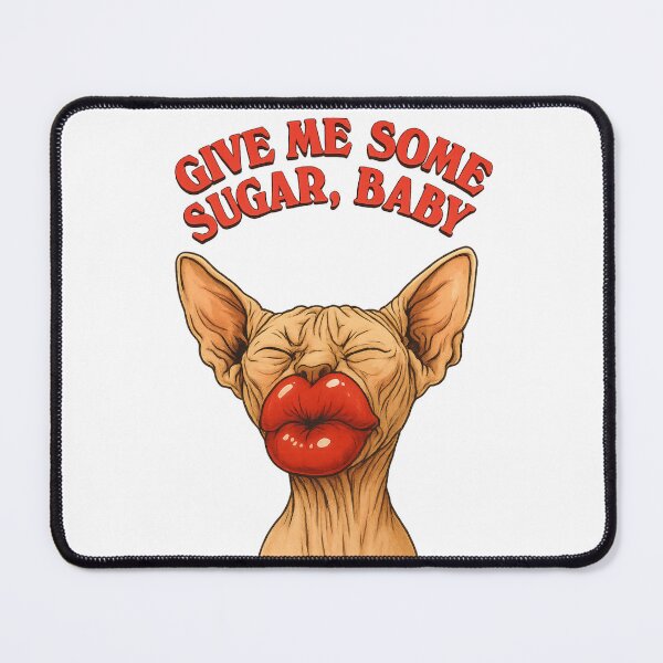 Item preview, Sugar Lips: Hairless Cat Wants Love designed and sold by Cats and Other Things.