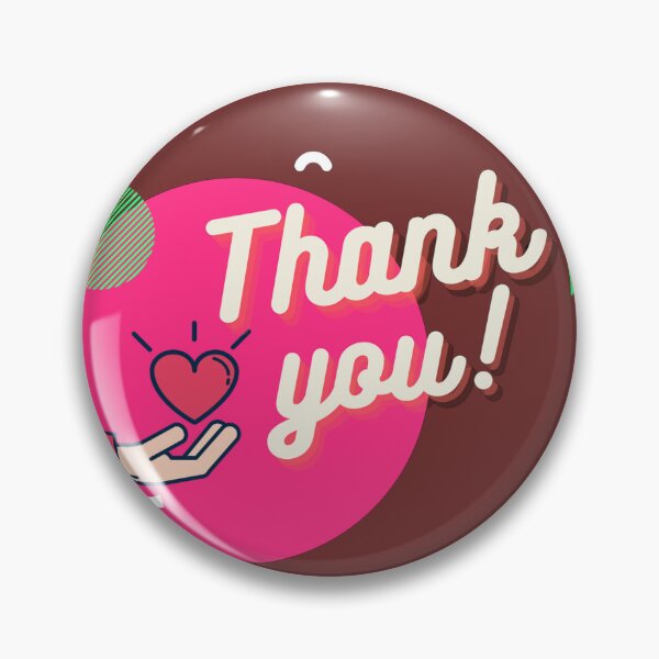 Item preview, Thank You Retro Memphis Style - Heart Hand Graphic Design Appreciation Gift designed and sold by Elhelaly.