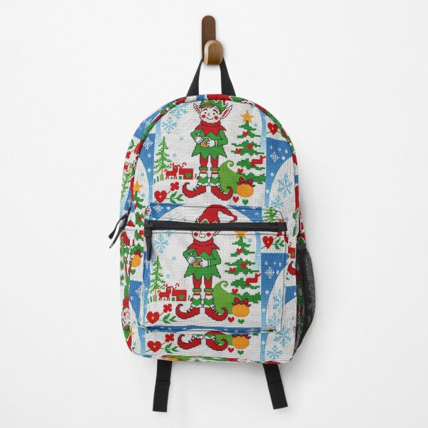 Artikelvorschau, Weihnachtself-Kreuzstich – Stickmuster – Niedliches, handgefertigtes Weihnachtsmotiv entworfen und verkauft von MiraLumeStudio.