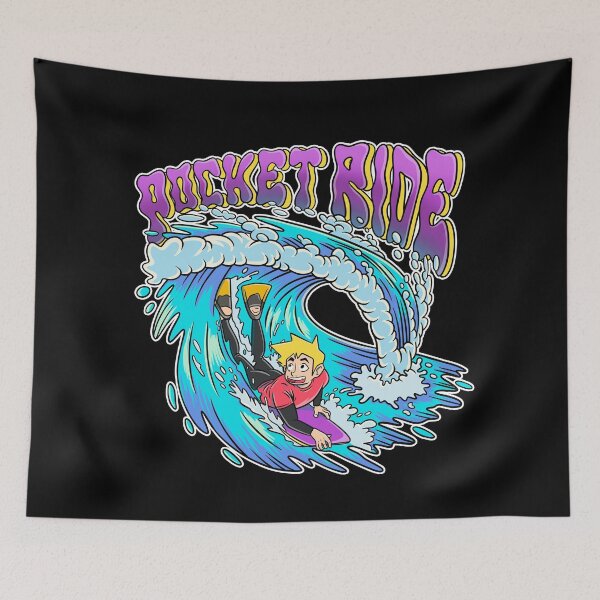 Item preview, Bodyboarding Pocket Ride : Sponge Life Bodyboarding Cartoon designed and sold by ImaginarStore.
