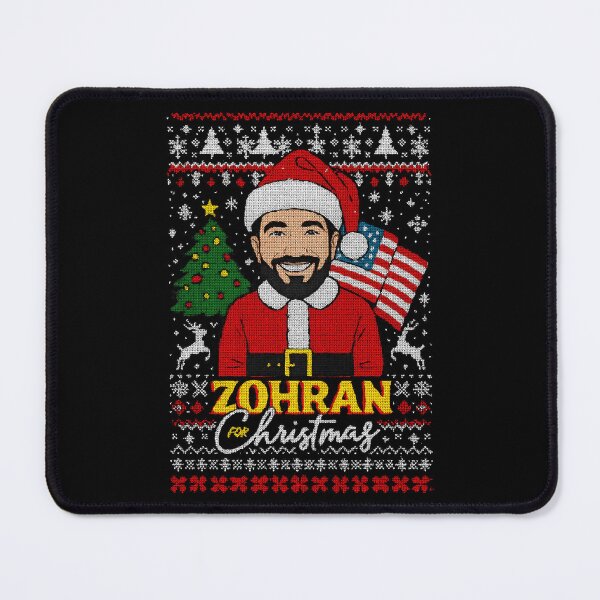 Item preview, Zohran for Christmas Ugly Sweater – Funny Mayor Santa designed and sold by NUMAcreations.