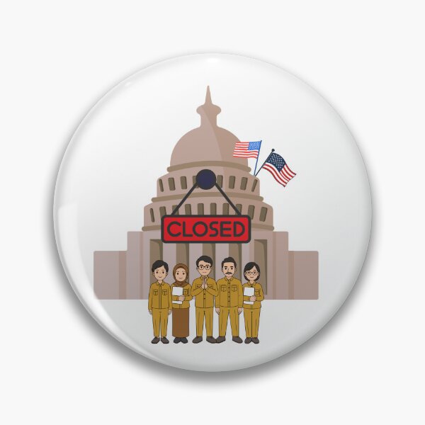 Item preview, Government Shutdown design designed and sold by AKANKEDESIGN.