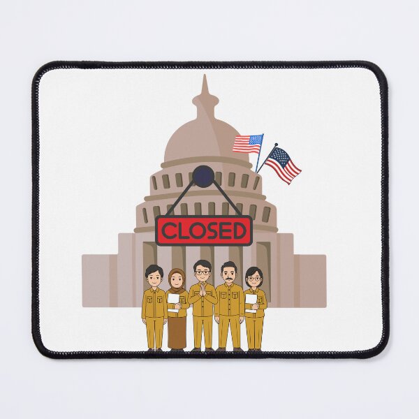 Item preview, Government Shutdown design designed and sold by AKANKEDESIGN.
